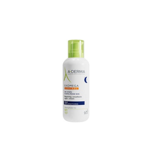 A-Derma Exomega Control Crème Nuit Émolliente Réparatrice 400ml