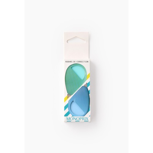 Monoprix Ruban Correcteur Pastel x2