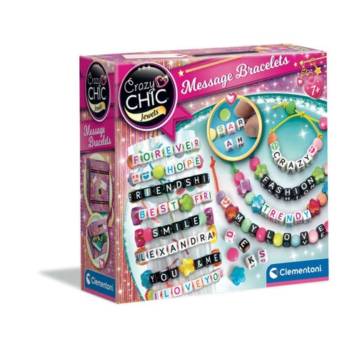 Clementoni Crazy Chic Message Bracelets - Dès 7ans