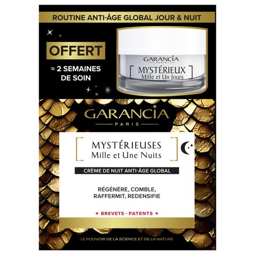 Garancia Coffret Mystérieuses Mille et Une Nuits 30ml + Mystérieux Mille et Un Jours 10ml Offert