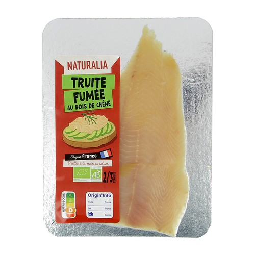 Naturalia Truite fumée Bio 2/3 Tranches