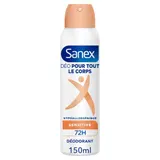 Sanex Déodorant pour tout le corps Sensitive Spray 150ml