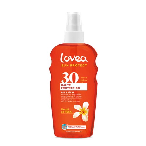 Lovea Sun Protect huile sèche PFS 30 haute protection 150ml