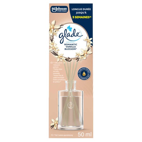 Glade Diffuseur de parfum aux huiles essentielles senteur vanille 50ml