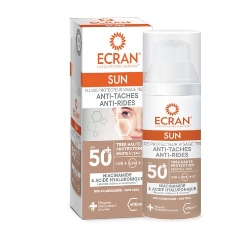 Ecran VitEox Crème solaire fluide SPF50+ Anti-tâches Anti-rides 50ml