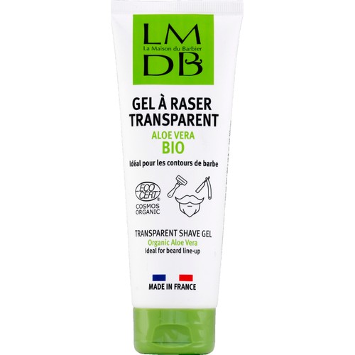 La Maison du Barbier Gel à Raser Transparent Homme Aloe Vera Bio 100ml