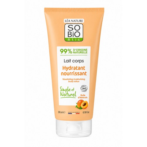 SO'BiO Étic Lait corps hydratant nourrissant Bio 200ml