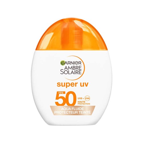 Garnier Ambre Solaire Super UV Aqua Fluide Protecteur Teinté SPF50 40ml