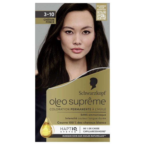 Schwarzkopf Oleo Coloration permanente 3-10 Châtain Foncé