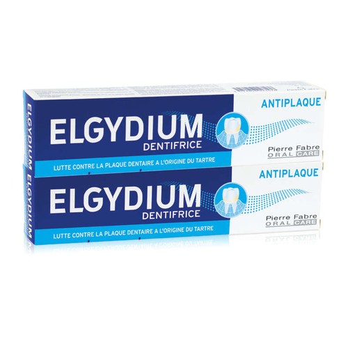 Elgydium Oral Care Dentifrice Anti-plaque Offre spéciale 2x75ml