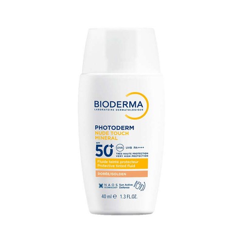 Bioderma Photoderm Nude Minéral SPF50+ Haute protection teinté doré 40ml