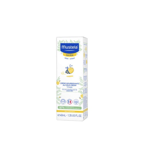 Mustela Crème Nourrissante au Cold Cream à la cire d'abeille Bio 40ml