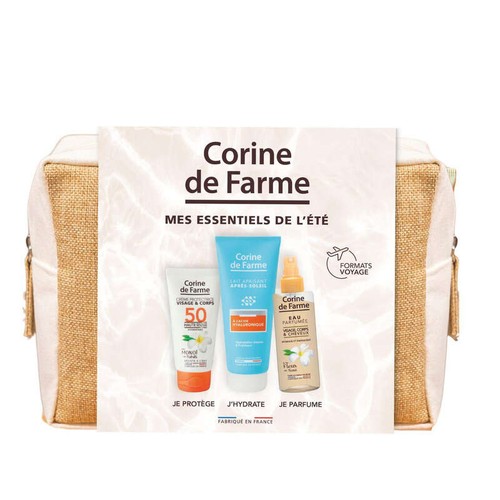 Corine de Farme Mes essentiels de l’été Trousse solaire