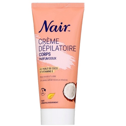 Nair Crème Dépilatoire Corps Parfum Huile de coco 100ml