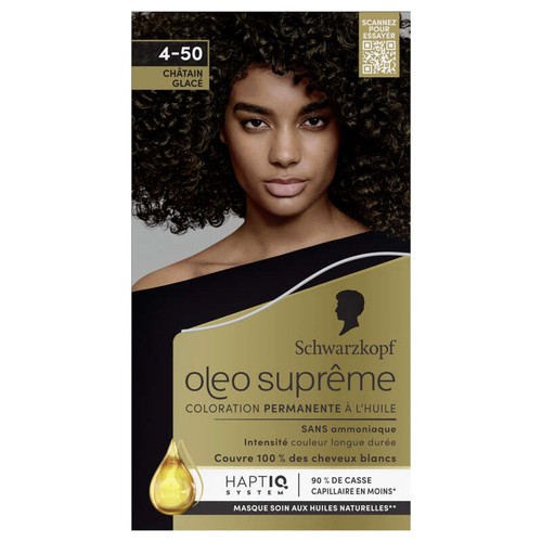 Schwarzkopf Oleo Coloration permanente  4-50 Châtain Glacé