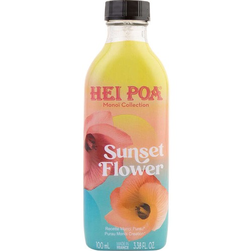 Hei Poa Monoï Collection Sunset Flower Recette Monoï Purau 100ml