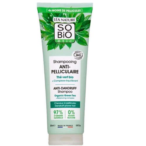 So'Bio Étic Shampooing Anti-pelliculaire Thé Vert Bio 250ml