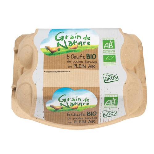 [Par Naturalia] Grain De Nature Œufs Bio Gros x6