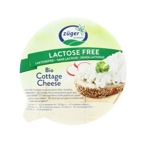 Zuger Cottage Cheese Fromage Frais Sans Lactose 150g