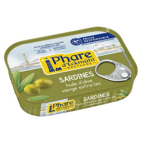 [Par Naturalia] Phare D'Eckmühl Sardines À L'Huile D'Olive Msc 135g