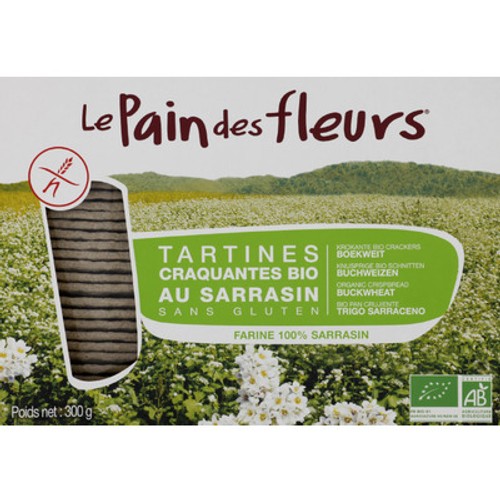 [Par Naturalia] Le Pain Des Fleurs Tartines Craquantes Au Sarrasin Sans Gluten Bio 300g