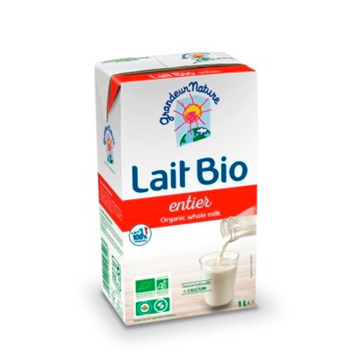 [Par Naturalia] Grandeur Nature Lait Entier Bio 1L