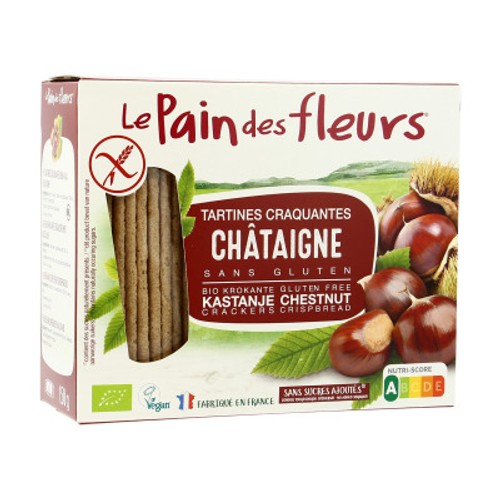 [Par Naturalia] Le Pain Des Fleurs Tartines Craquantes À La Châtaigne Sans Gluten Bio 150g