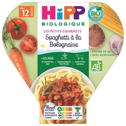 [Par Naturalia] Hipp Assiette Spaghettis Bolognaise 12M Bio 230g