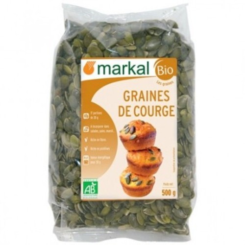 [Par Naturalia] Markal Graines De Courge Chine Bio 500g