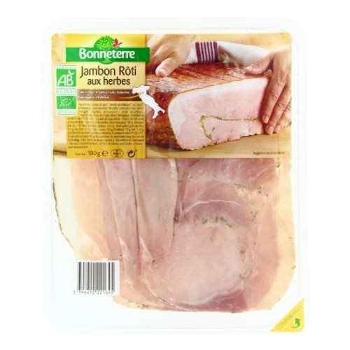 [Par Naturalia] Bonneterre Jambon Rôti Aux Herbes Bio 100g