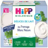 [Par Naturalia] Hipp Délices De Lait Au Fromage Blanc Nature 6M Bio 4x100g