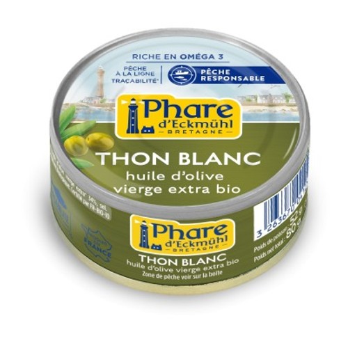 [Par Naturalia] Phare D'Eckmühl Thon Blanc À L'Huile D'Olive Msc 80g