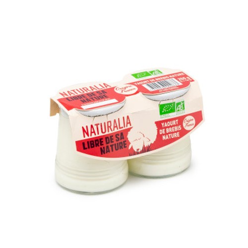 Naturalia Yaourt Brebis Nature Bio 2x125g