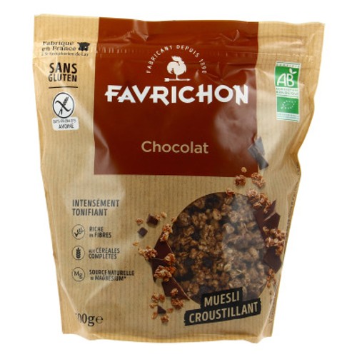 [Par Naturalia] Favrichon Muesli Choco Sans Gluten Bio 500g