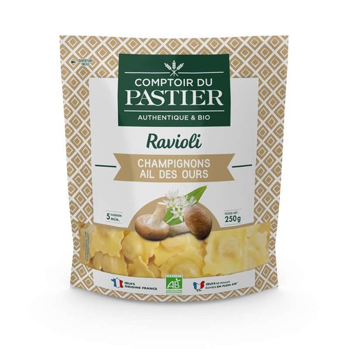 [Par Naturalia] Comptoir du Pastier Ravioli Bio Champignons Ail des Ours 250g