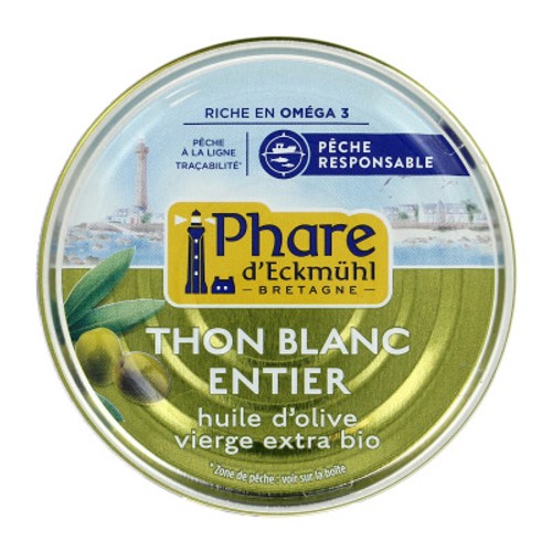 [Par Naturalia] Phare D'Eckmühl Thon Blanc À L'Huile D'Olive Msc 160g
