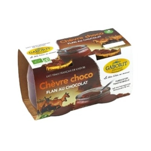 [Par Naturalia] Gaborit Flan De Chèvre Au Chocolat Bio 2x125g