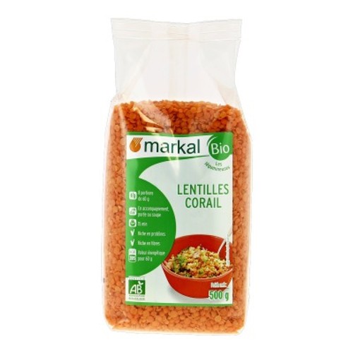 [Par Naturalia] Markal Bio Lentilles Corail 500g