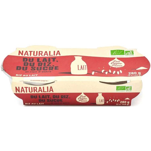 Naturalia Riz au Lait 2x40g