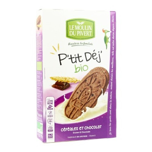 [Par Naturalia] Moulin Du Pivert P'Tit Déj Chocolat Bio 190g