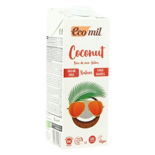 [Par Naturalia] Ecomil Boisson Coco Nature Sans Sucres Et Sans Gluten Bio 1L