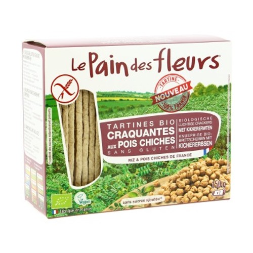 [Par Naturalia] Le Pain Des Fleurs Tartines Craquantes Aux Pois Chiches Sans Gluten Bio 150g