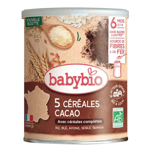 [Par Naturalia] Babybio Céréales Cacao et Quinoa Dès 8M Bio