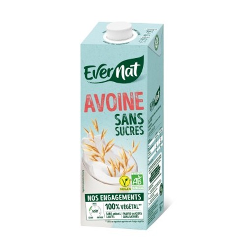 [Par Naturalia] Evernat Boisson Douceur Avoine Sans Sucres Bio 1L