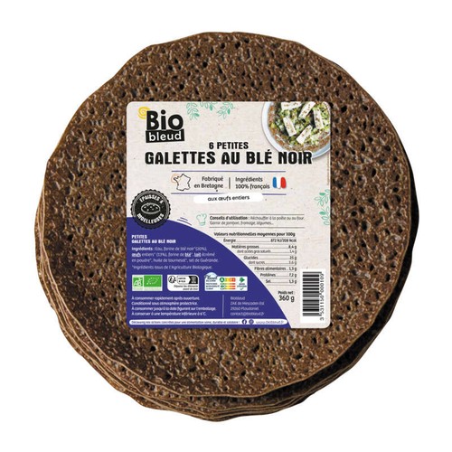 [Par Naturalia] Biobleud Galettes Au Blé Noir Bio x6 360g