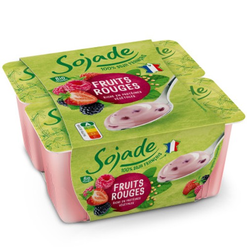 [Par Naturalia] Sojade So Soja ! Fruits Rouges Bio 4x100g