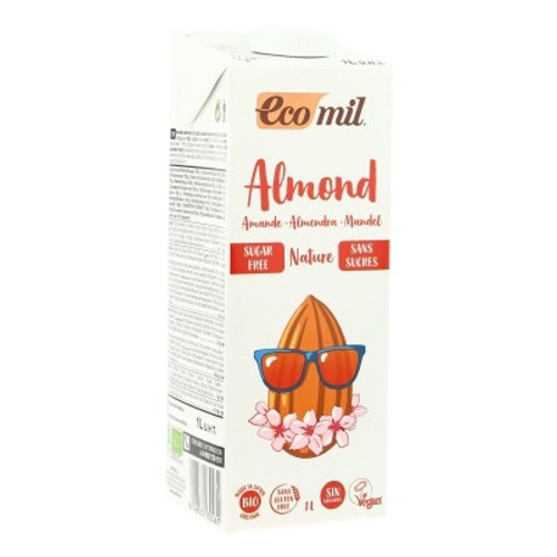 [Par Naturalia] Ecomil Lait d'Amande Nature Sans Sucres Bio 1L