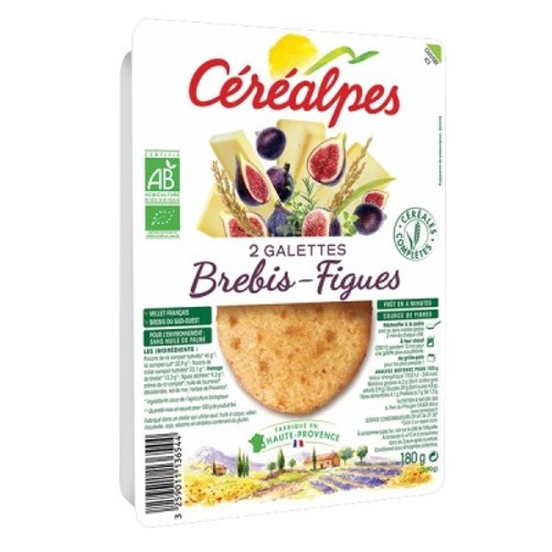[Par Naturalia] Céréalpes Galette Brebis-Figue Bio 2x90g