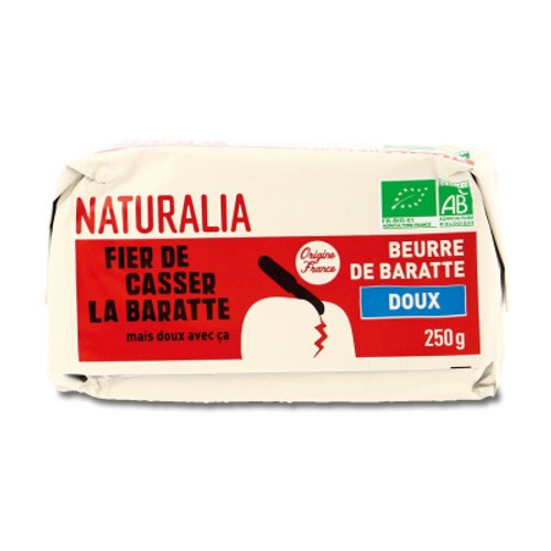 Naturalia Beurre de Baratte Doux Bio 250g