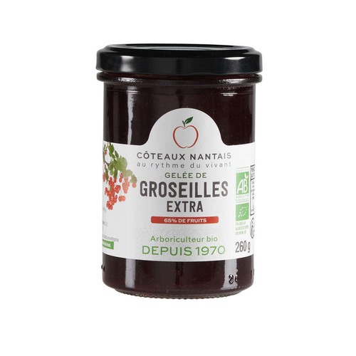 [Par Naturalia] Coteaux Nantais Gelée de Groseilles Extra 260g